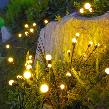 Led Слънчеви светлини Външни светлини-светулките, градински лампи, водоустойчив украса на градината, външни за декор на песните във вътрешния двор
