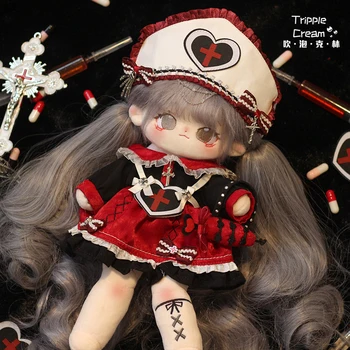 Оригиналната 20 см. плюшен кукла, Дрехи за субкултура, Аксесоари за cosplay, костюм Кървавата Мери, тъмно-готическа рокля за сестра, подарък