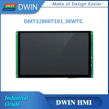 DWIN HMI Интелигентен дисплей Linux индустриален клас 10,1 инча 1280*800 LCD сензорен екран с PLC линия, порт RS232, RS422
