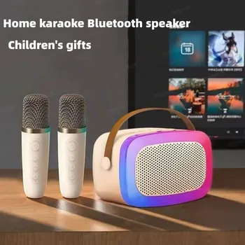 Мини Преносим RGB Водоустойчива Детски Домашно Караоке Bluetooth Говорител на Събуфъра Висока сила на Звука на TWS Caixa De Som Bluetooth