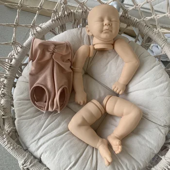 21-инчов комплект кукли Bebe Reborn Big Baby Sleeping Dallas Предварително Небоядисана детайли кукли с Корпус САМ Кукла Мухъл Reborn Supply