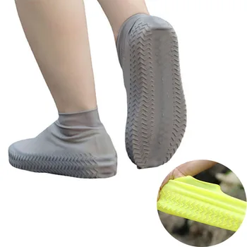 Реколта гумени ботуши, за многократна употреба латексный водоустойчив калъф за непромокаемой обувки, нескользящие силиконови галоши, бахилы, аксесоари за обувки, унисекс