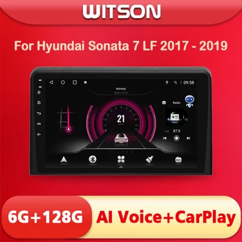 WITSON AI VOICE на Android 11 Автомобилното радио Мултимедия за Hyundai Sonata 7 LF 2017 2018 2019 Безжичен CarPlay 4G модем