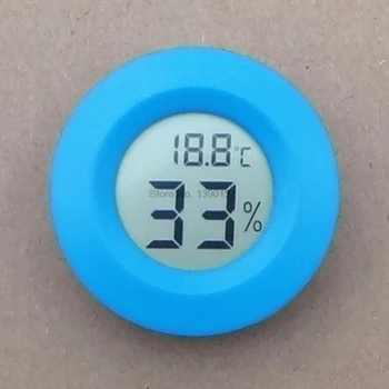 по dhl 50 бр. мини цифров LCD уреди за измерване на температура, влага, цветни