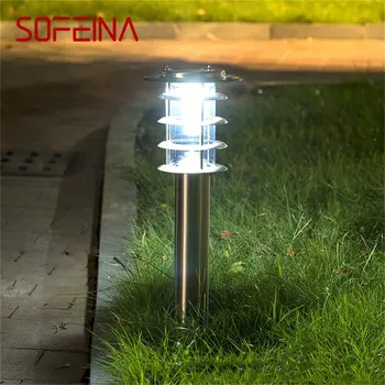SOFEINA градинска слънчева лампа за косене на трева, модерен led водоустойчива градински лампа за вътрешен двор, вила