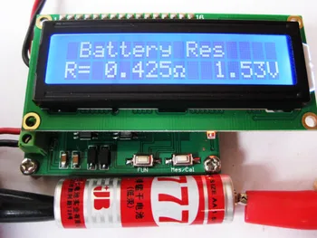 Новият тестер на вътрешното съпротивление на батерията 0,001-120 Ω с Функция за Измерване на съпротивление esr