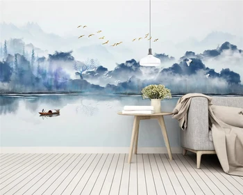 beibehang Потребителски Модерни Тапети на Китайската художествена концепция Абстрактен Пейзаж на Фона на хола тапети за работния плот начало декор