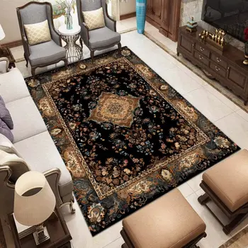 Ретро-килими за декориране на всекидневна, домашна мат големи размери 200x300, мек противоскользящий килим за спалнята, моющийся подложка за входната врата