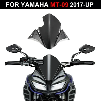 Алуминиев комплект отдушник на предното стъкло мотоциклет е Подходящ за YAMAHA MT-09 MT 09 2017 2018 2019 2020 MT09