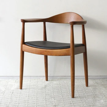 Трапезни столове за ресторант в скандинавски стил, Дървени Трапезни Столове за сядане на открито, Мобилни Мебели за кухня в спалнята Sillas De Madera