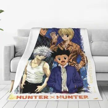 Фланелен одеяла Hunter X Hunter размери в X Часа, зашеметяващи наметала за дома 200x150 см, одеало