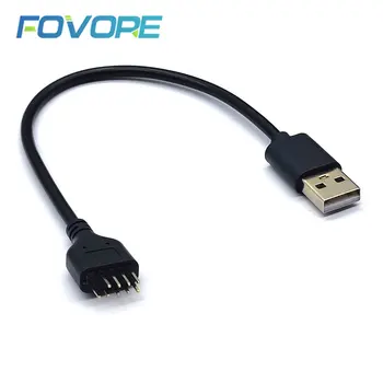 НОВ USB-конектор USB2.0-9Pin за свързване на външен порт USB A за дънната платка на КОМПЮТЪР с жак Вътрешен кабел за данни, за по-лесно свързване