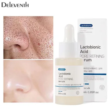 Серум с лактобионовой киселина, сужающая пори, се грижи за кожата, като Хиалуронова киселина, Хидратиращи козметика Против акне, избелващи козметични средства за лице