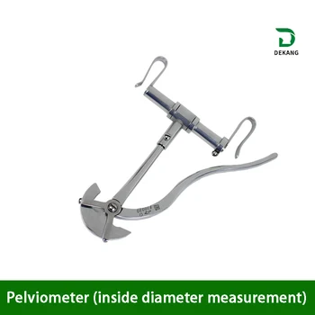 Инструмент за измерване на вътрешния и външния диаметър на таза от неръждаема стомана, штангенциркуль за измерване на таза