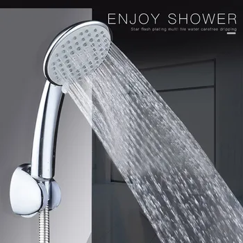 Ръчен душ с регулируема дюза за душ с високо налягане с най-високо пръскане на аксесоари за баня, душ системи, Душ-кабина в банята душ система