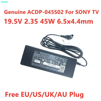 Истински 19,5 В 2.35 А 45 W 6,5x4,4 мм ACDP-045S02 ACDP-045S03 захранващ Адаптер за променлив Ток За SONY TV Зарядно Устройство