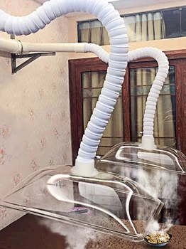Гъвкави тръби дымоудаляющего вентилатор с помпоном за запояване, аспиратор дим, Заваръчни отработени скоби, квадратен кръг качулка