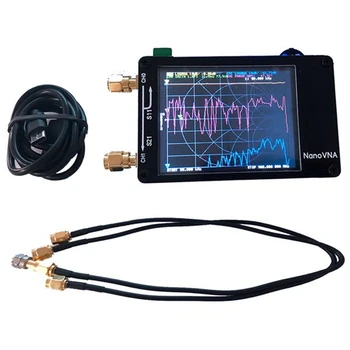 Nanovna VNA 2,8-Инчов LCD-RF-VHF-UV Вектор Мрежов анализатор 50 khz - 900 Mhz Антена Анализатор Вградена Батерия