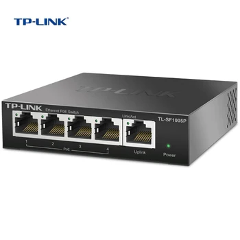 TP-Link TL-SF1005P 5-пинов Бързо switch POE Power Over Ethernet наблюдение на Безжична точка за достъп за IP-камера 48/1.25 А Макс 57 W