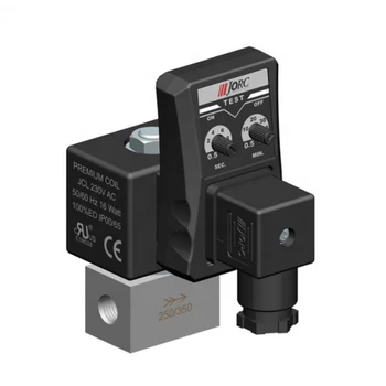 Електромагнитен клапан за автоматично източване на екстремни натиск с таймер 250 bar
