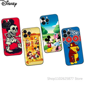 Disney Мини маус Мики Маус, Мечо Пух Калъф за телефон iPhone 14 13 12 iPhone 11 Pro Max XR XS Max 7 8 Plus Защитен Калъф