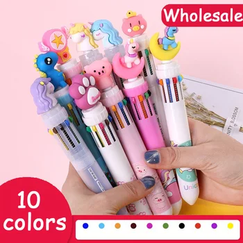 Химикалка писалка 10 цвята, канцеларски материали Kawaii, Сладки Химикалки, Новост, гел химикалки за писане, преподаване канцеларски материали, Награди, Подаръци