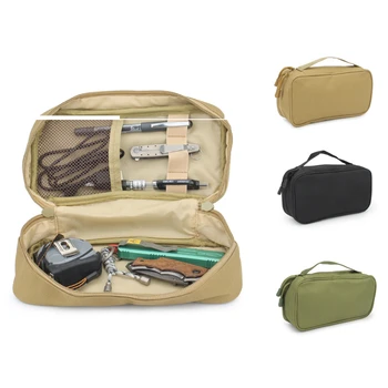 Многофункционална мъжка чанта за съхранение на инструменти, стена за катерене чанта, черен, зелен, каки, EDC инструмент, преносим чанта, туристическа кофа