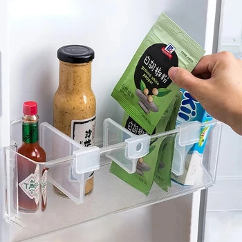 Преграда за съхранение на хладилника, Пластмасовия Багажник на кухненски инструменти, Асортимент от Кухненски аксесоари, Разделители, странична врата на хладилника, Клипове