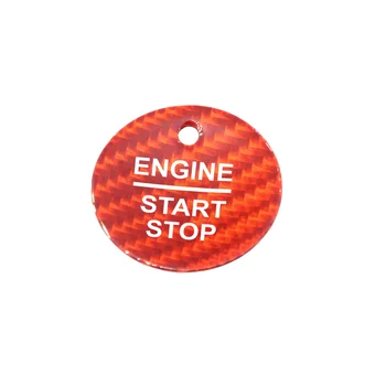 Стикер върху бутона на устройството за запалване на автомобила за Everest Mondeo Explorer Focus Edge (червен)