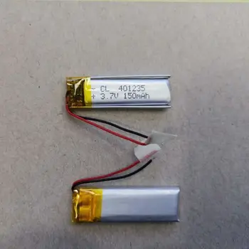 3,7 V 401235 041235P полимерно-литиева батерия със защитно плащане, се използва за bluetooth, MP3, MP4 1 бр./лот
