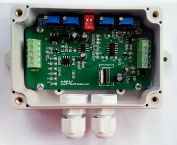 0-5 В 0-10 В 4-20 МА Сензор тензодатчика Усилвател Предавател тензометрический конвертор