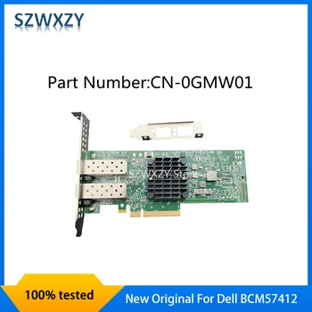 SZWXZY Нова Оригинална За Dell Broadcom BCM57421 Двухпортовая 10-Гигабитная Оптична мрежова карта CN-0GWN01 0GWM01 GWM01 Бърза Доставка