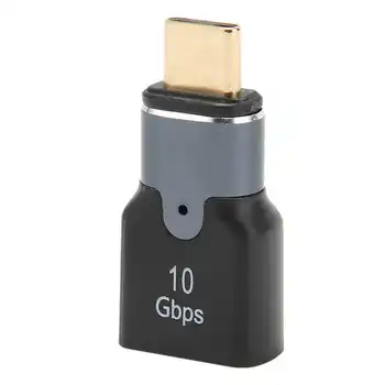 Магнитен USB Съединителя за Адаптер Type C С Прехвърлянето на 10gb/От Алуминиева Сплав Малък Компактен Адаптер 3A Type C от Световыми Ефекти