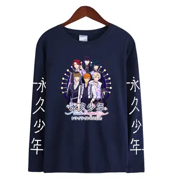 Вечните момчета, японската новост 2022 г., тениска с принтом аниме, модни и ежедневни градинска риза в стил харадзюку с дълъг ръкав