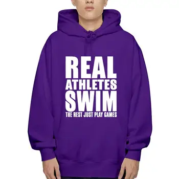 Блузи с качулка, мъжки дрехи за плуване истински спортисти, отборен спорт