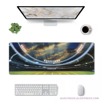 3D Игра Подложка за мишка на Американския Футболен Стадион с Гумени Прошитыми Ръбове, Подложка за Мишка От 31,5 