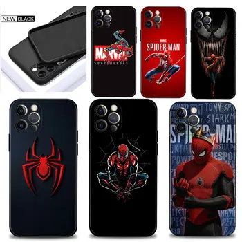Калъф за iphone Pro 13 Калъфи за iphone 12 11 Pro Max XSMax 13promax Funda X XR 8 7 6 6s, плюс Калъф Marvel SpiderMan 3