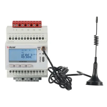 Измерител за управление на захранването на безжичната връзка трифазни анализатор мощност Rs485 Modbus, м енергия