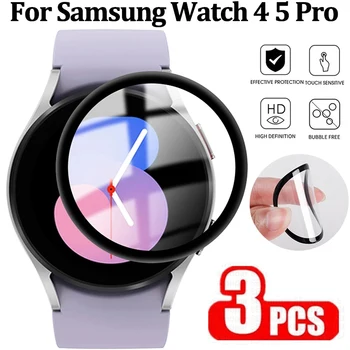 1-5 бр. на цял екран Защитно фолио за Samsung Galaxy Watch Active 4 2 40 мм 44 мм Мека Гидрогелевая филм За Galaxy Watch 4 5 Pro 45 мм Филм