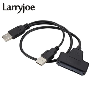 Larryjoe USB 2.0 SATA 7 + 15Pin Адаптер Кабел Конвертор за 2,5-инчов Твърд Диск за Лаптоп HDD Твърд Диск Компютърни Кабели, Конектори